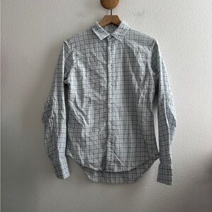 rag & bone Blue Flannel Button Down Shirt